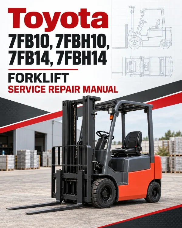 Toyota 7FB10, 7FBH10, 7FB14, 7FBH14 Forklift Service Repair Manual Toyota 7FB10, 7FBH10, 7FB14, 7FBH14 Forklift Service Repair Manual