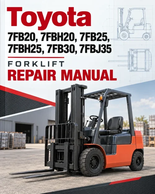 Toyota 7FB20, 7FBH20, 7FB25, 7FBH25, 7FB30, 7FBJ35 Forklift Repair Manual Toyota 7FB20, 7FBH20, 7FB25, 7FBH25, 7FB30, 7FBJ35 Forklift Repair Manual
