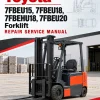 Toyota 7FBEU15, 7FBEU18, 7FBEHU18, 7FBEU20 Forklift Repair Service Manual Toyota 7FBEU15, 7FBEU18, 7FBEHU18, 7FBEU20 Forklift Repair Service Manual