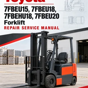 Toyota 7FBEU15, 7FBEU18, 7FBEHU18, 7FBEU20 Forklift Repair Service Manual Toyota 7FBEU15, 7FBEU18, 7FBEHU18, 7FBEU20 Forklift Repair Service Manual