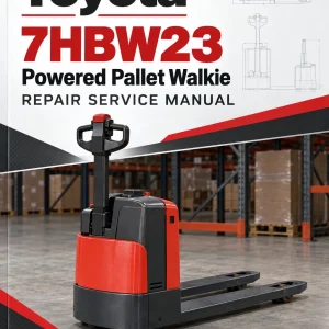 Toyota 7HBW23 Powered Pallet Walkie Repair Service Manual Toyota 7HBW23 Powered Pallet Walkie Repair Service Manual