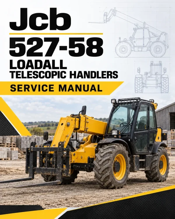 JCB 527-58 Loadall Telescopic Handlers Service Manual JCB 527-58 Loadall Telescopic Handlers Service Manual
