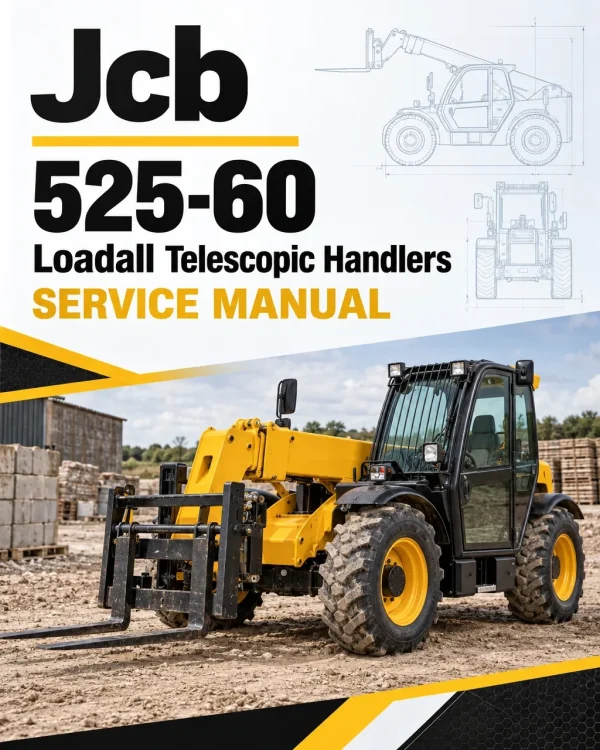JCB 525-60 Loadall Telescopic Handlers Service Manual
