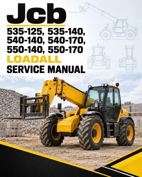 JCB 535-125, 535-140, 540-140, 540-170, 550-140, 550-170 Loadall Service Manual JCB 535-125, 535-140, 540-140, 540-170, 550-140, 550-170 Loadall Service Manual