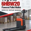 Toyota 6HBW20 Powered Pallet Walkie Service Repair Manual