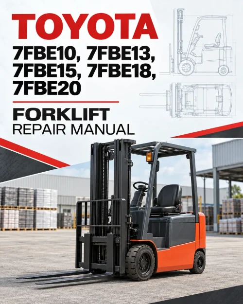 Toyota 7FBE10, 7FBE13, 7FBE15, 7FBE18, 7FBE20 Forklift Repair Manual Toyota 7FBE10, 7FBE13, 7FBE15, 7FBE18, 7FBE20 Forklift Repair Manual