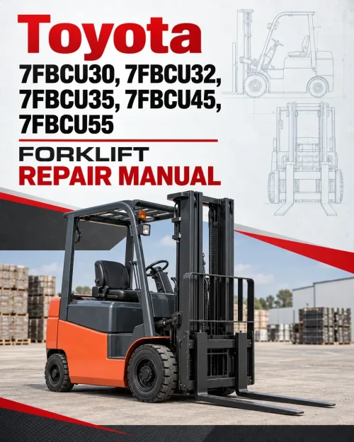 Toyota 7FBCU30, 7FBCU32, 7FBCU35, 7FBCU45, 7FBCU55 Forklift Repair Manual Toyota 7FBCU30, 7FBCU32, 7FBCU35, 7FBCU45, 7FBCU55 Forklift Repair Manual