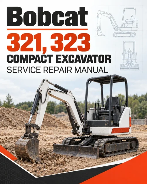 Bobcat 321, 323 Compact Excavator Service Repair Manual Bobcat 321, 323 Compact Excavator Service Repair Manual