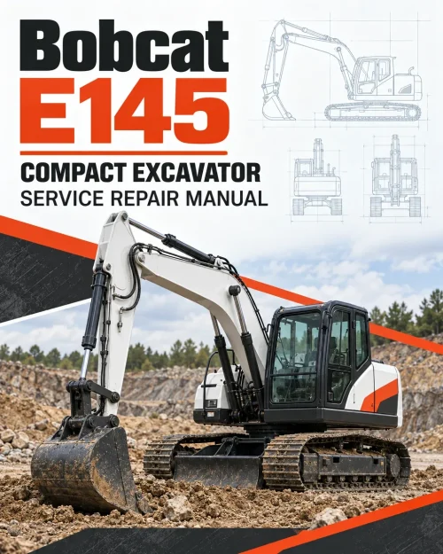 Bobcat E145 Compact Excavator Service Repair Manual Bobcat E145 Compact Excavator Service Repair Manual