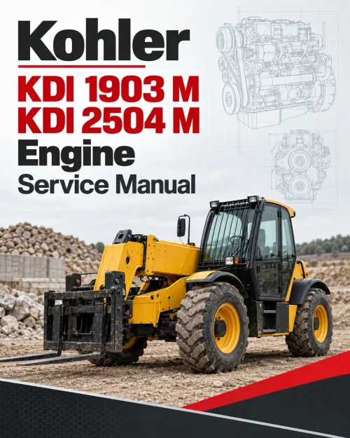 Kohler Diesel KDI 1903 M and KDI 2504 M Engine Service Manual Kohler Diesel KDI 1903 M and KDI 2504 M Engine Service Manual