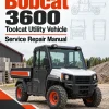 Bobcat 3600 Toolcat Utility Vehicle Service Repair Manual