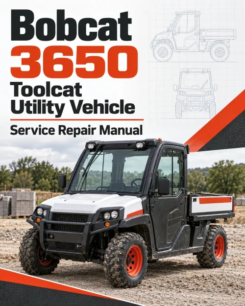 Bobcat 3650 Toolcat Utility Vehicle Service Repair Manual Bobcat 3650 Toolcat Utility Vehicle Service Repair Manual