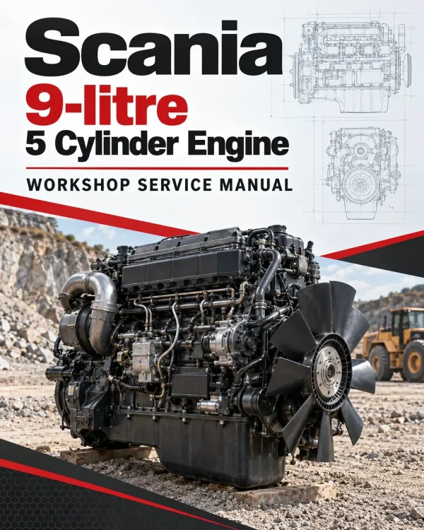 Scania 9-litre 5 Cylinder Engine Workshop Service Manual