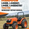 Kubota L4400, L4400HST, L4400, L4400HSTHST Tractor Workshop Repair Manual