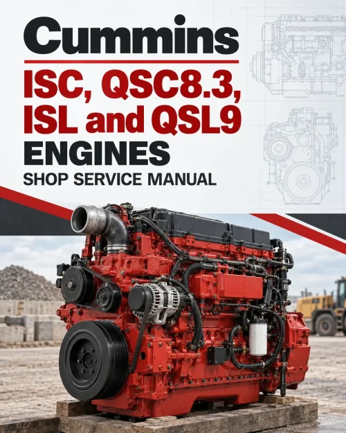 Cummins ISC, QSC8.3, ISL and QSL9 Engines Shop Service Manual