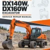 Doosan Daewoo DX140W, DX160W Excavator Service Manual Doosan Daewoo DX140W, DX160W Excavator Service Manual