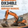 Doosan Daewoo DX340LC Excavator Service Manual