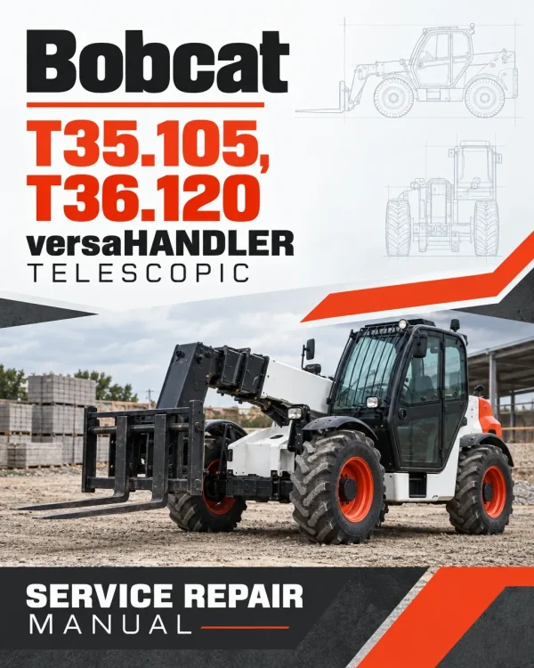 Bobcat T35.105, T36.120 versaHANDLER Telescopic Service Repair Manual