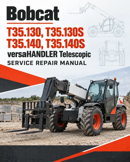 Bobcat T35.130, T35.130S, T35.140, T35.140S versaHANDLER Telescopic Service Repair Manual Bobcat T35.130, T35.130S, T35.140, T35.140S versaHANDLER Telescopic Service Repair Manual
