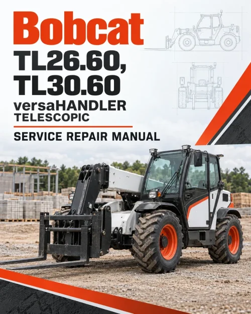Bobcat TL26.60, TL30.60 versaHANDLER Telescopic Service Repair Manual Bobcat TL26.60, TL30.60 versaHANDLER Telescopic Service Repair Manual