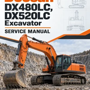 Doosan Daewoo DX480LC, DX520LC Excavator Service Manual