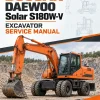Doosan Daewoo Solar S180W-V Excavator Service Manual