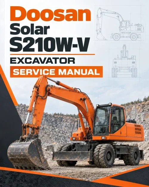 Doosan Daewoo Solar S210W-V Excavator Service Manual