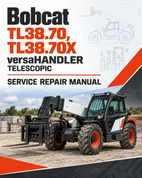 Bobcat TL38.70, TL38.70X versaHANDLER Telescopic Service Repair Manual