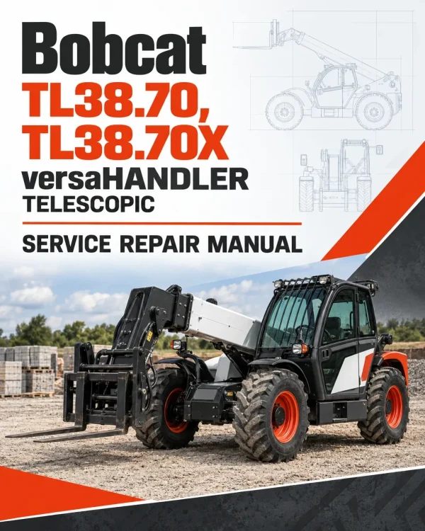 Bobcat TL38.70, TL38.70X versaHANDLER Telescopic Service Repair Manual Bobcat TL38.70, TL38.70X versaHANDLER Telescopic Service Repair Manual