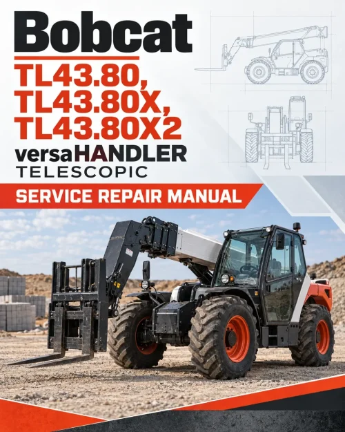 Bobcat TL43.80, TL43.80X, TL43.80X2 versaHANDLER Telescopic Service Repair Manual