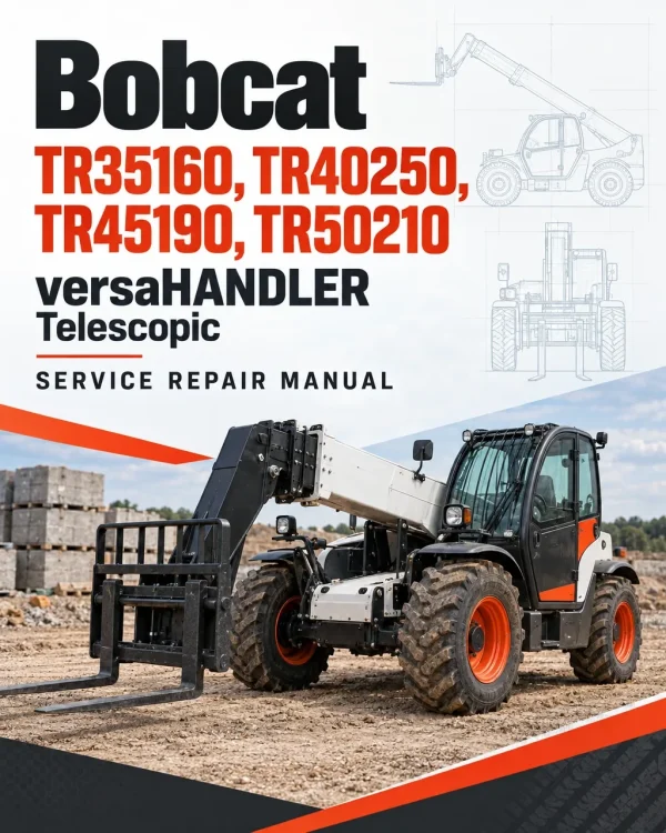 Bobcat TR35160, TR40250, TR45190, TR50210 versaHANDLER Telescopic Service Repair Manual Bobcat TR35160, TR40250, TR45190, TR50210 versaHANDLER Telescopic Service Repair Manual