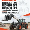 Bobcat TR40250 EVO, TR50190 EVO, TR50210 EVO versaHandler Telescopic Service Repair Manual