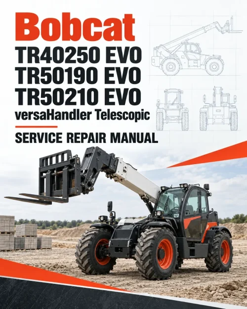 Bobcat TR40250 EVO, TR50190 EVO, TR50210 EVO versaHandler Telescopic Service Repair Manual Bobcat TR40250 EVO, TR50190 EVO, TR50210 EVO versaHandler Telescopic Service Repair Manual