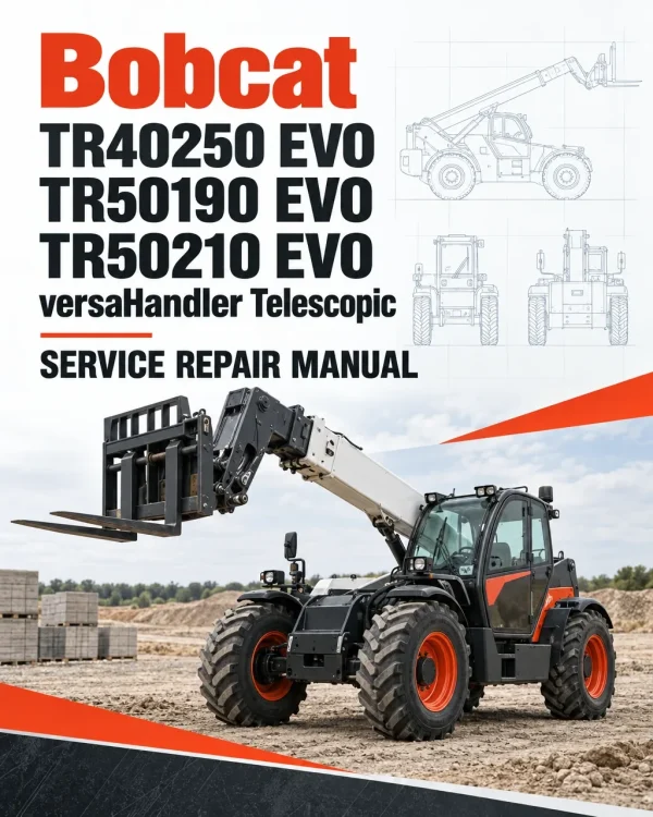 Bobcat TR40250 EVO, TR50190 EVO, TR50210 EVO versaHandler Telescopic Service Repair Manual