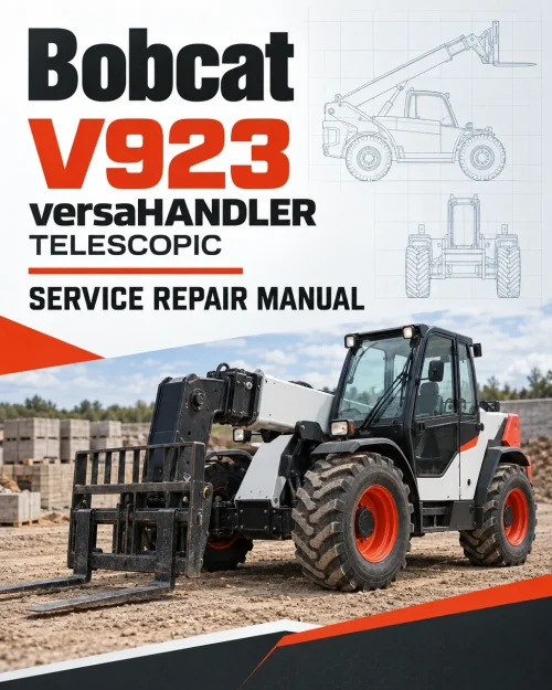 Bobcat V923 versaHANDLER Telescopic Service Repair Manual