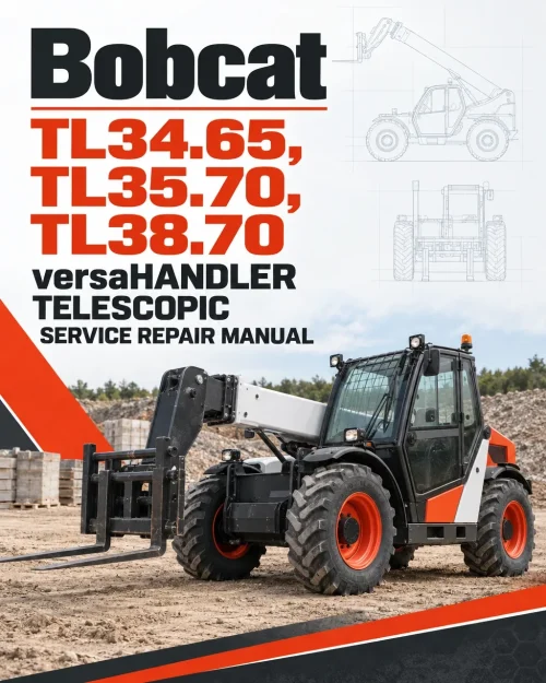 Bobcat TL34.65, TL35.70, TL38.70 versaHANDLER Telescopic Service Repair Manual