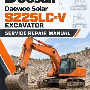 Doosan Daewoo Solar S225LC-V Excavator Service Manual Doosan Daewoo Solar S225LC-V Excavator Service Manual