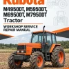 Kubota M4950DT, M5950DT, M6950DT, M7950DT Tractor Workshop Service Repair Manual