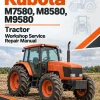 Kubota M7580, M8580, M9580 Tractor Workshop Service Repair Manual Kubota M7580, M8580, M9580 Tractor Workshop Service Repair Manual