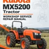 Kubota MX5200 Tractor Workshop Service Repair Manual
