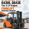 Doosan Daewoo G430E, G643E Tier 2 LP Engine Forklift Service Manual Doosan Daewoo G430E, G643E Tier 2 LP Engine Forklift Service Manual