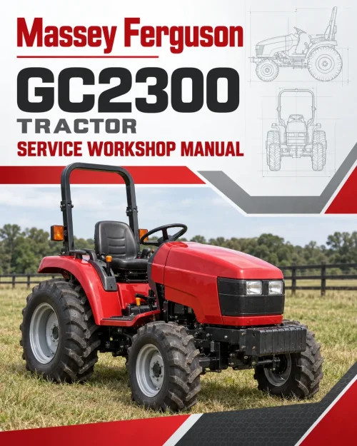 Massey Ferguson GC2300 Tractor Service Workshop Manual