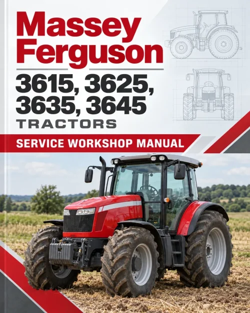 Massey Ferguson 3615, 3625, 3635, 3645 Tractors Service Workshop Manual