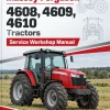 Massey Ferguson 4608, 4609, 4610 Tractors Service Workshop Manual