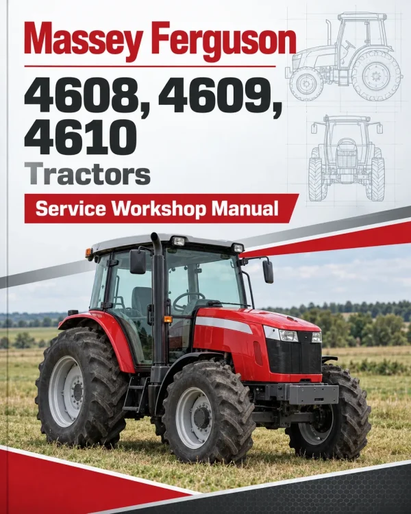Massey Ferguson 4608, 4609, 4610 Tractors Service Workshop Manual