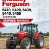 Massey Ferguson 5410, 5420, 5430, 5440, 5450 Tractors Service Manual Massey Ferguson 5410, 5420, 5430, 5440, 5450 Tractors Service Manual