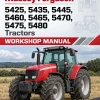Massey Ferguson 5425, 5435, 5445, 5460, 5465, 5470, 5475, 5480 Tractors Workshop Manual