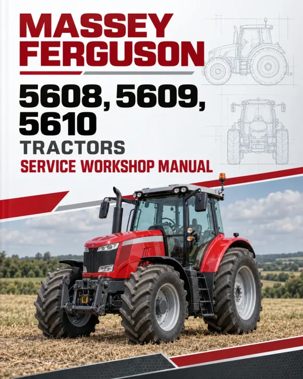 Massey Ferguson 5608, 5609, 5610 Tractors Service Workshop Manual
