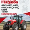 Massey Ferguson 6445, 6455, 6460, 6465, 6470, 6475, 6480 Tractor Service Manual
