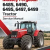 Massey Ferguson 6485, 6490, 6495, 6497, 6499 Tractor Service Manual Massey Ferguson 6485, 6490, 6495, 6497, 6499 Tractor Service Manual